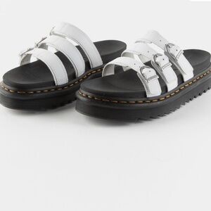 Dr. Martens Blaire White Sandals